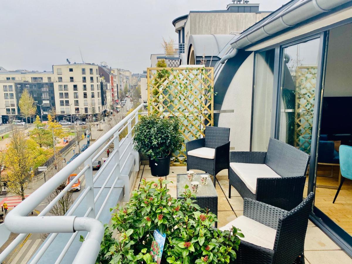 The Luxury Green Penthouse In City Center With Terrace And Free Parking Lussemburgo Esterno foto